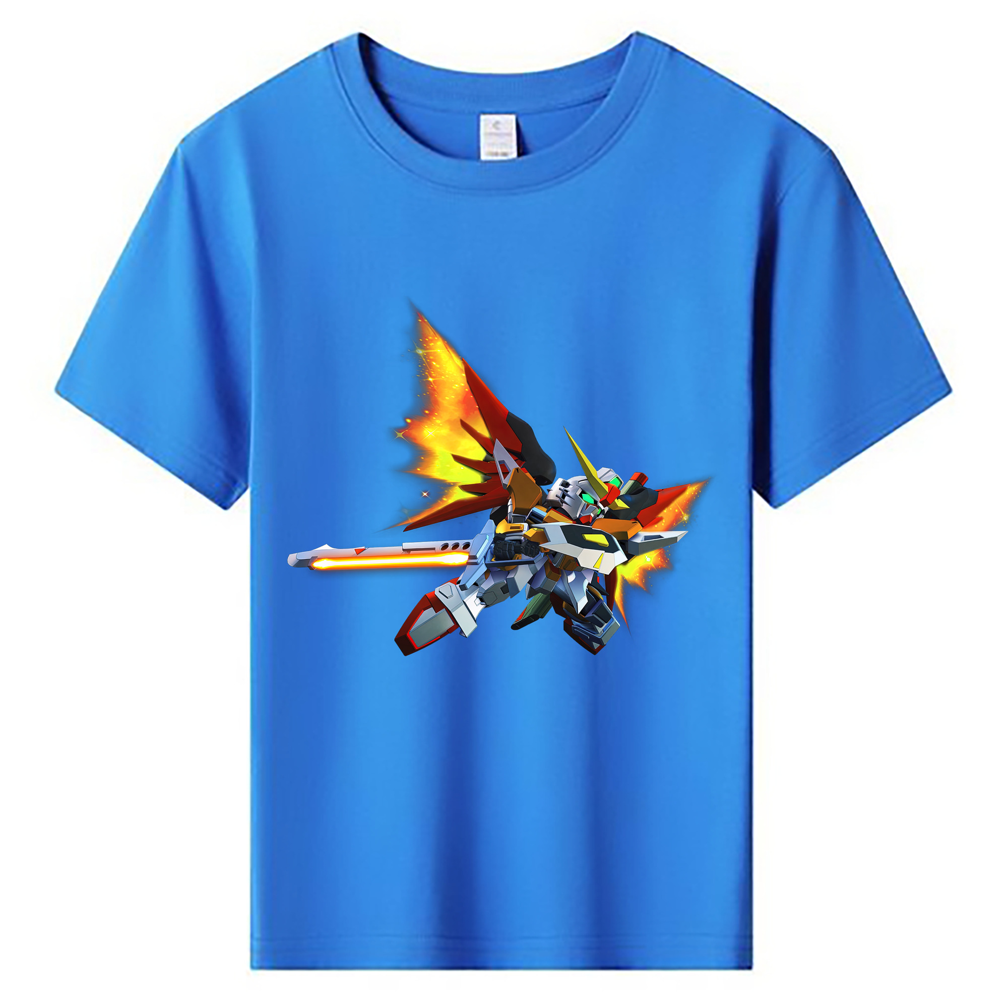 （画像用） 機動戦士ガンダム Mobile Suit Gundam 綿100％キッズTシャツ（フロントプリント）